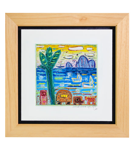 Original Woodblock Painting 