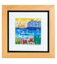 Original Woodblock Painting "Good Wave II" by Seung Lee