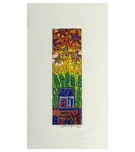 Original Woodblock Painting "Together" by Seung Lee