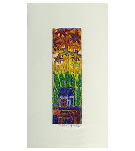 Original Woodblock Painting "Together" by Seung Lee
