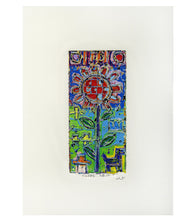 Original Woodblock Painting "Happy" by Seung Lee