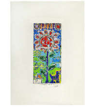 Original Woodblock Painting "Happy" by Seung Lee