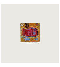 Original Woodblock Painting "Good Luck" by Seung Lee