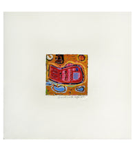 Original Woodblock Painting "Good Luck" by Seung Lee