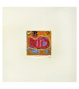 Original Woodblock Painting "Good Luck" by Seung Lee