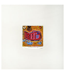 Original Woodblock Painting "Good Luck" by Seung Lee