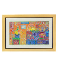 Original Woodblock Painting "Aloha Happy" by Seung Lee