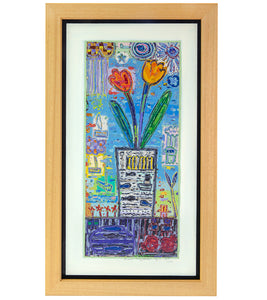 Original Woodblock Painting "Moana Together" by Seung Lee