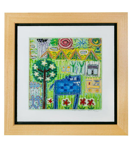 Original Woodblock Painting 