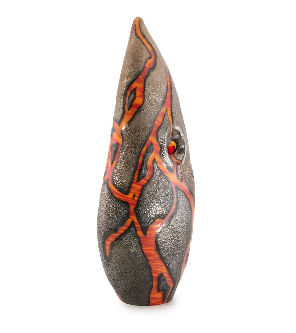 Escultura de vidrio ondulada "Kalapana Kai Sidewave" (ancho: 353 cm) 