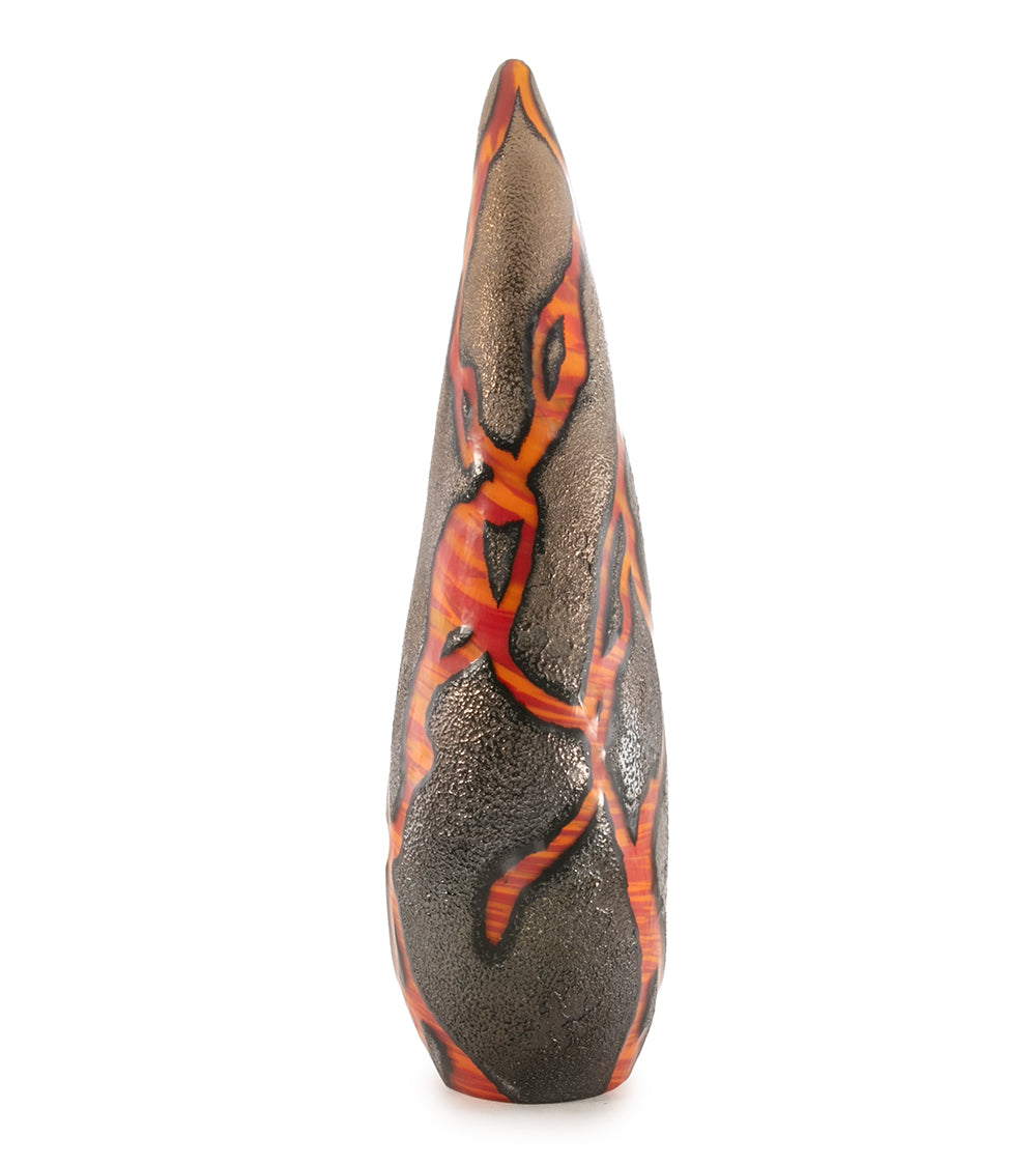 Escultura de vidrio ondulada "Kalapana Kai Sidewave" (ancho: 353 cm) 