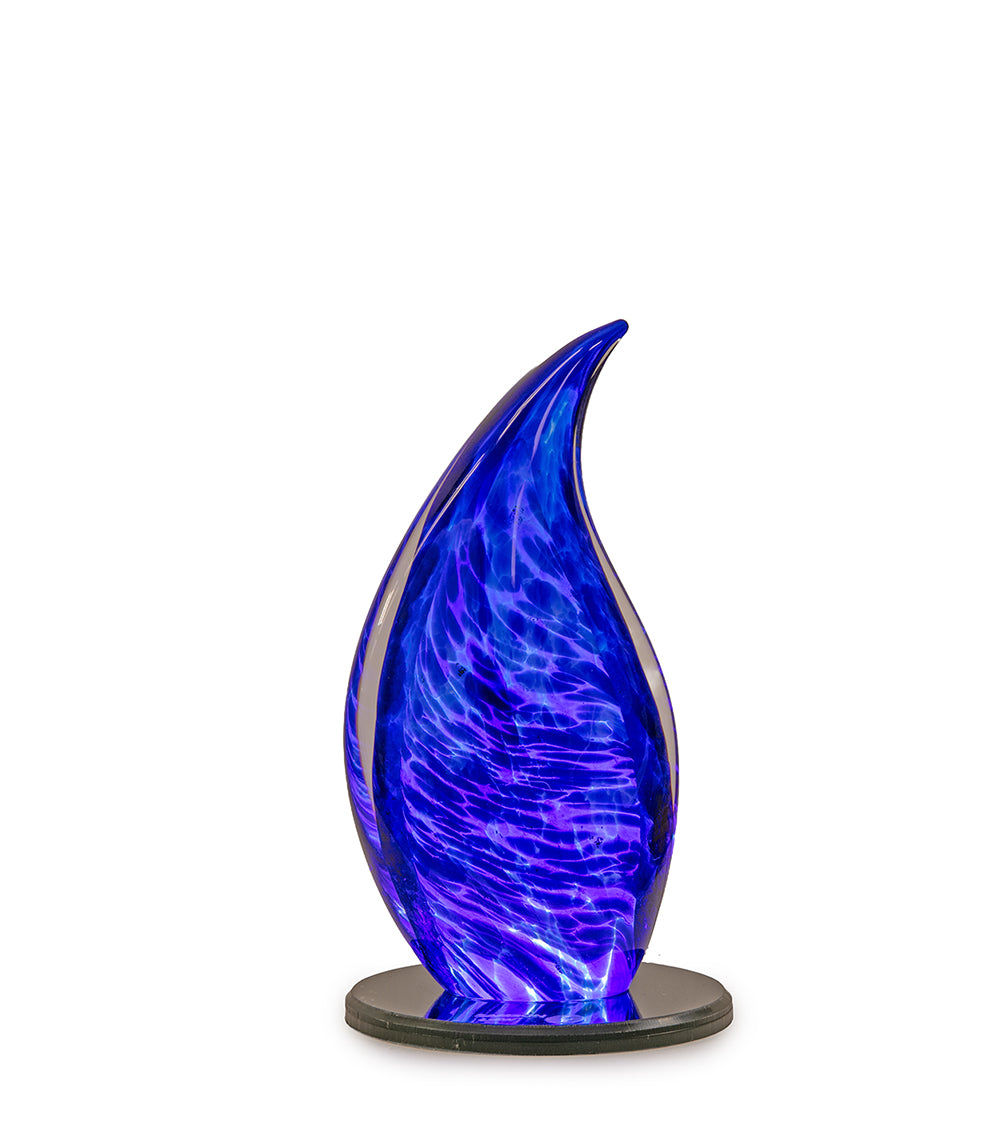 Escultura de vidrio ondulada "Kalapana Kai Sidewave" (ancho: 353 cm) 