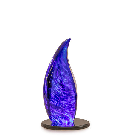 Escultura de vidrio ondulada "Kalapana Kai Sidewave" (ancho: 353 cm) 