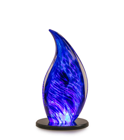 Escultura de vidrio ondulada "Kalapana Kai Sidewave" (ancho: 353 cm) 