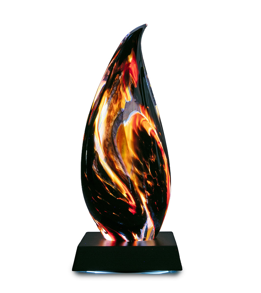 Glass "Flame" by Samson Low