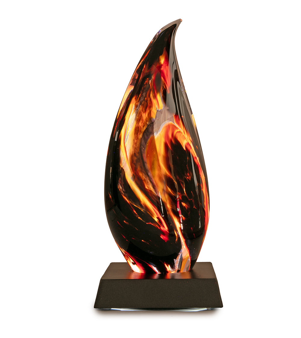 Glass "Flame" by Samson Low