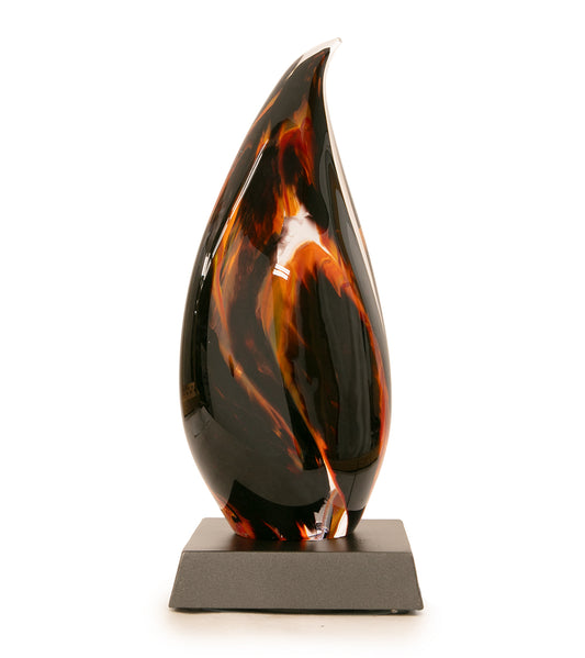 Escultura de vidrio ondulada "Kalapana Kai Sidewave" (ancho: 353 cm) 