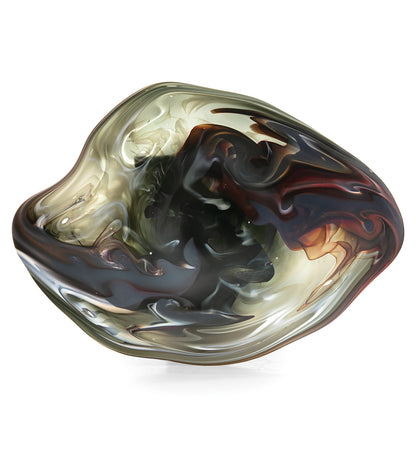 Escultura de vidrio ondulada "Kalapana Kai Sidewave" (ancho: 353 cm) 