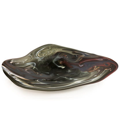 Escultura de vidrio ondulada "Kalapana Kai Sidewave" (ancho: 353 cm) 