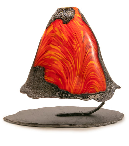 Glass "Hanau (Birth) Volcano w/Floating Base" by Samson Low