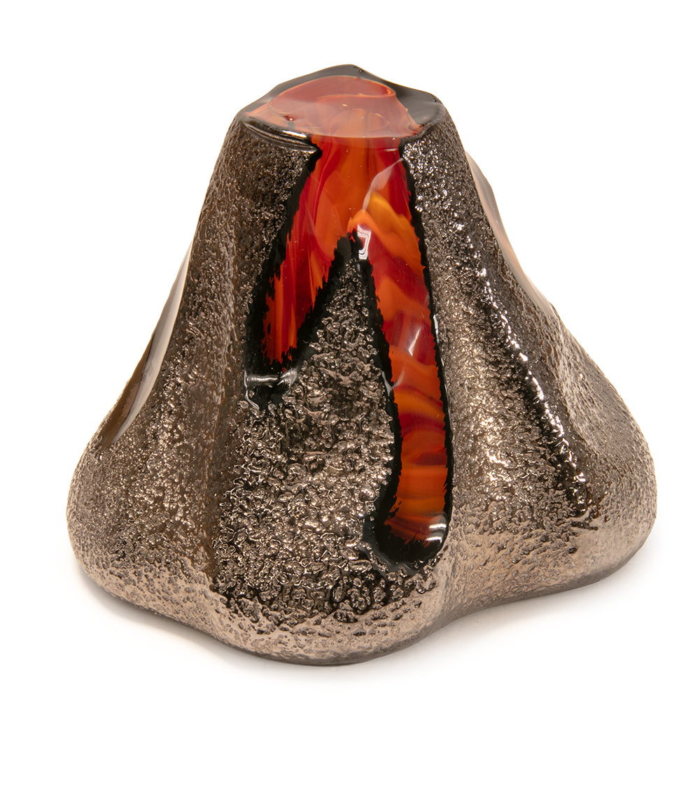 Glass "Volcano w/Light Base" by Samson Low