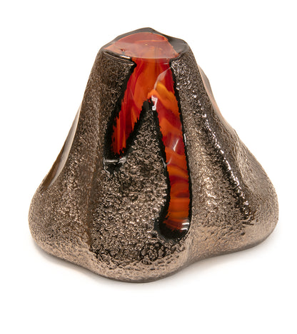 Glass "Volcano w/Light Base" by Samson Low