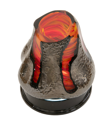 Glass "Volcano w/Light Base" by Samson Low
