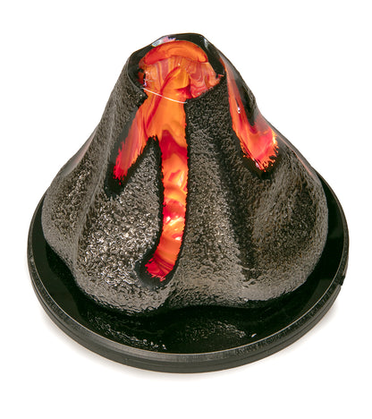 Glass "Volcano w/Light Base" by Samson Low