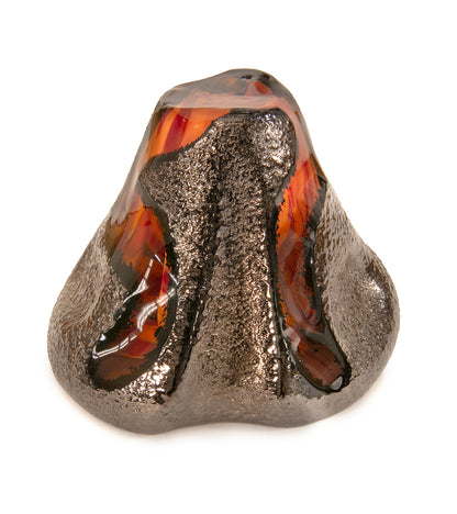 Glass "Volcano w/Light Base" by Samson Low