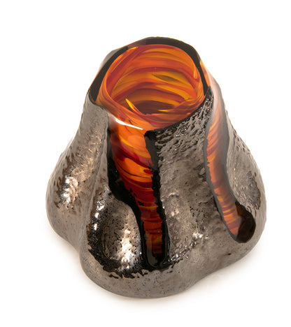 Glass "Volcano w/Light Base Mini" by Samson Low