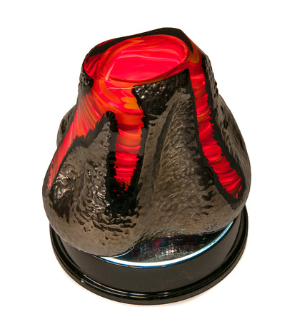 Glass "Volcano w/Light Base Mini" by Samson Low