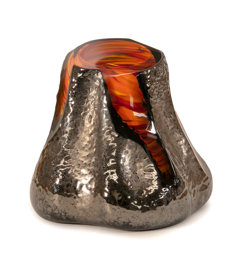 Glass "Volcano w/Light Base Mini" by Samson Low