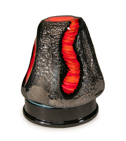 Glass "Volcano w/Light Base Mini" by Samson Low