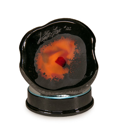 Glass "Volcano w/Light Base Mini" by Samson Low