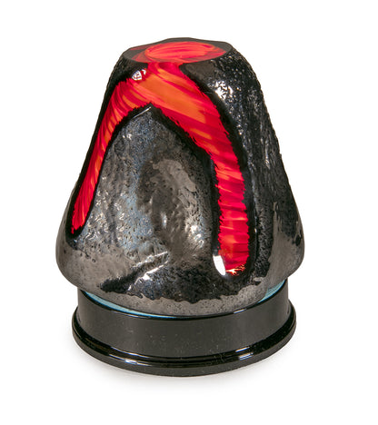 Glass "Volcano w/Light Base Mini" by Samson Low