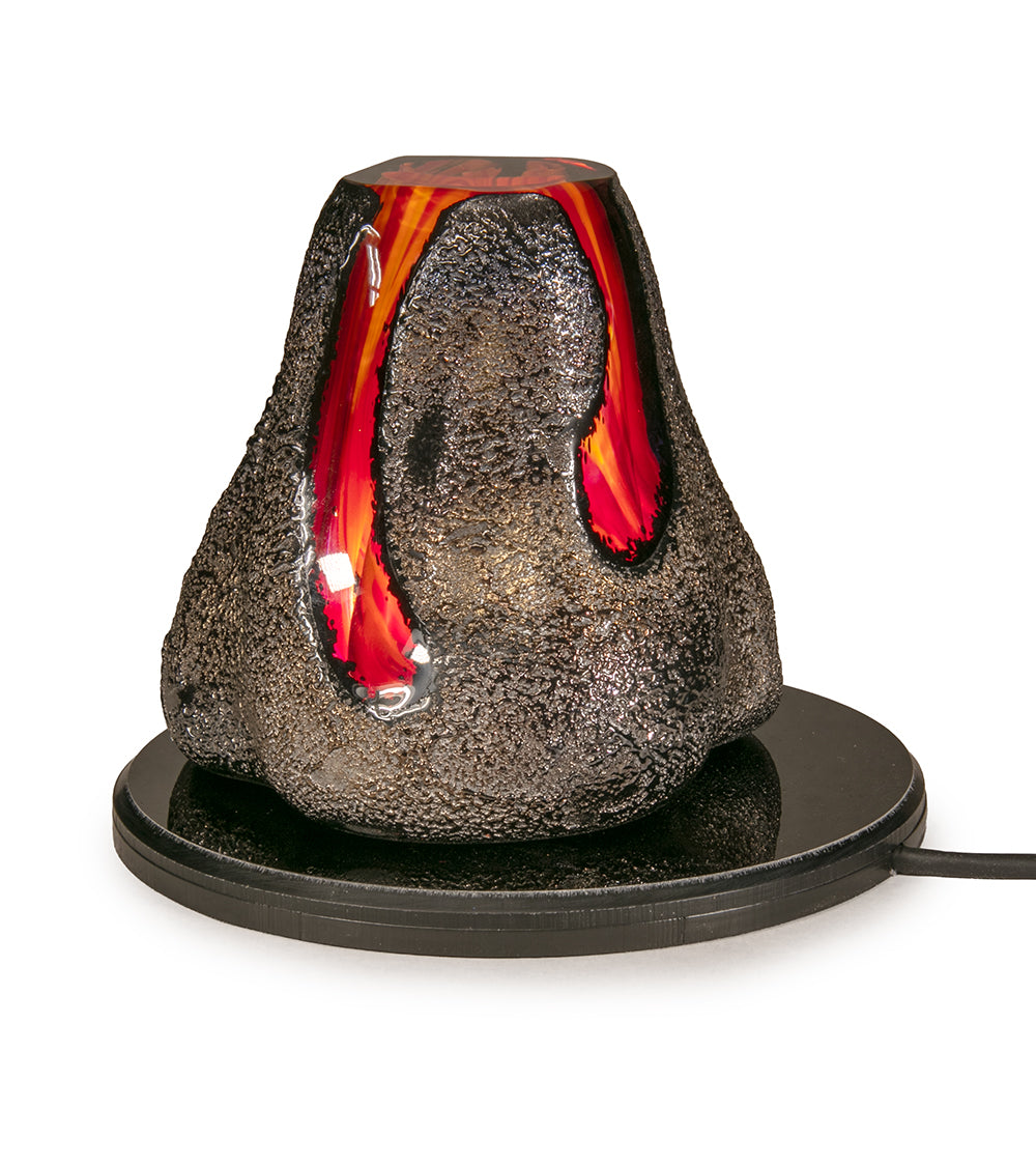 Glass "Volcano w/Light Base" by Samson Low