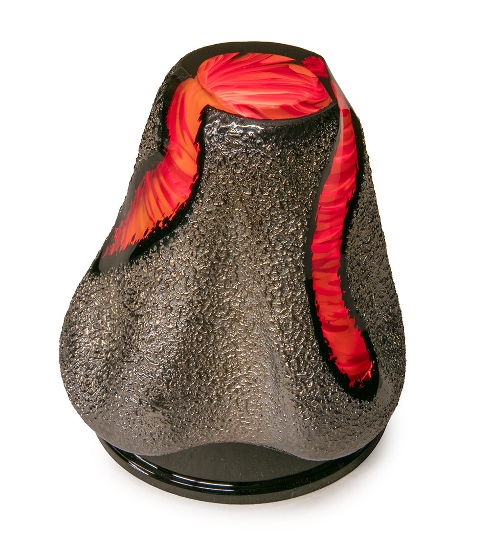 Glass "Volcano w/Light Base Mini" by Samson Low