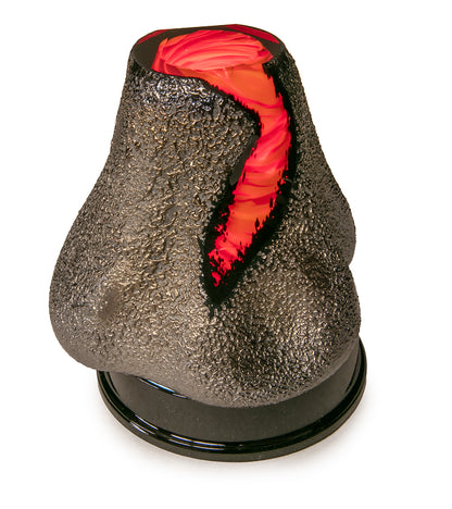 Glass "Volcano w/Light Base Mini" by Samson Low