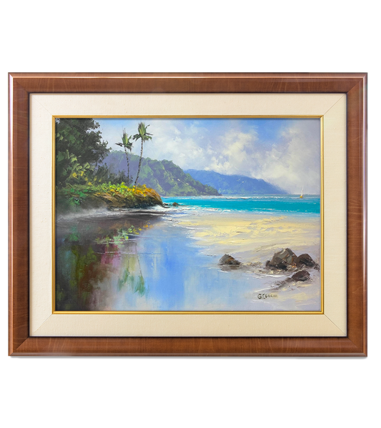 Original Painting: Silent Reflections by George Eguchi