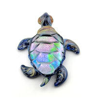 Glass Sculpture "Small Turtle" by Luke Olsen
