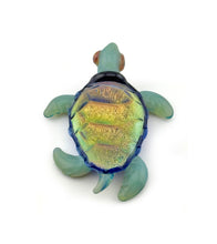 Glass Sculpture "Small Turtle" by Luke Olsen