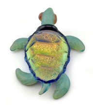 Glass Sculpture "Small Turtle" by Luke Olsen