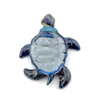 Glass Sculpture "Small Turtle" by Luke Olsen