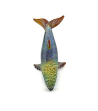 Glass Sculpture "Small Whale" by Luke Olsen