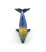 Glass Sculpture "Small Whale" by Luke Olsen