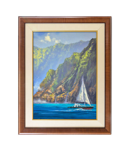 Original Painting: Sojourn Napali Coast by George Eguchi