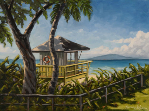 Kihei Lifeguard Shack by Stan Robinson