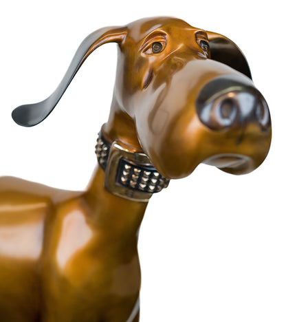 Bronze Sculpture "Stretched" by Marty Goldstein