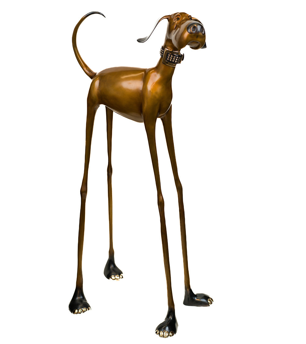 Bronze Sculpture "Stretched" by Marty Goldstein