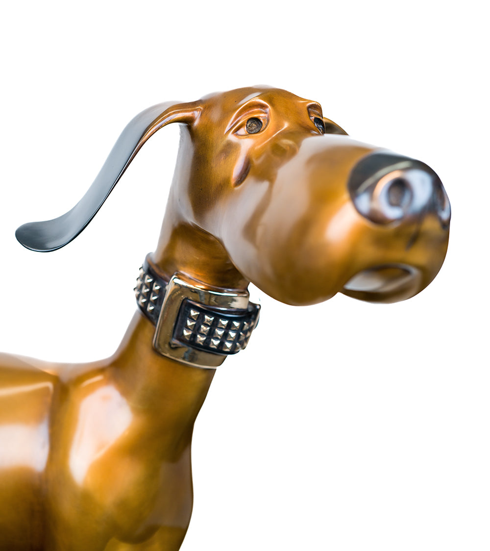 Bronze Sculpture "Stretched" by Marty Goldstein